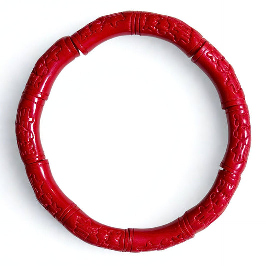 Auspicious Flow | Cinnabar Realgar Ruyi Bracelet