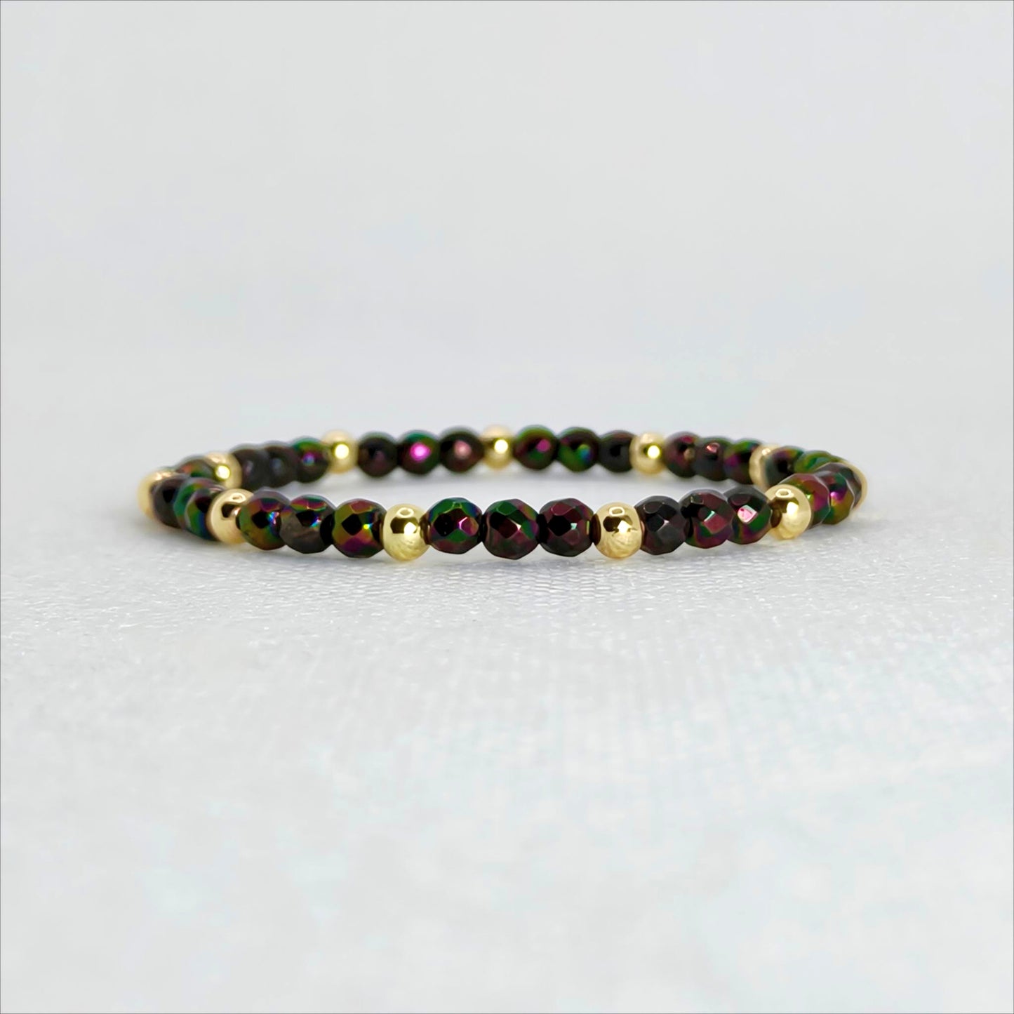 Midnight Prism | Hematite Bracelet