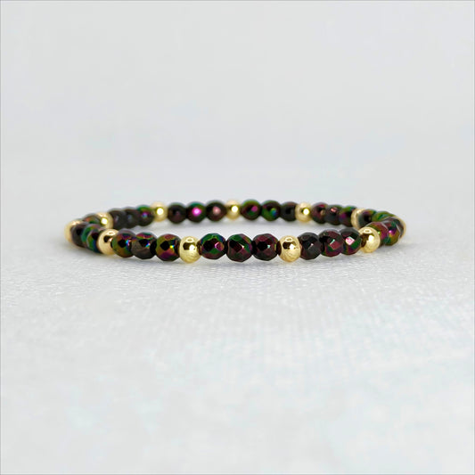 Midnight Prism | Hematite Bracelet