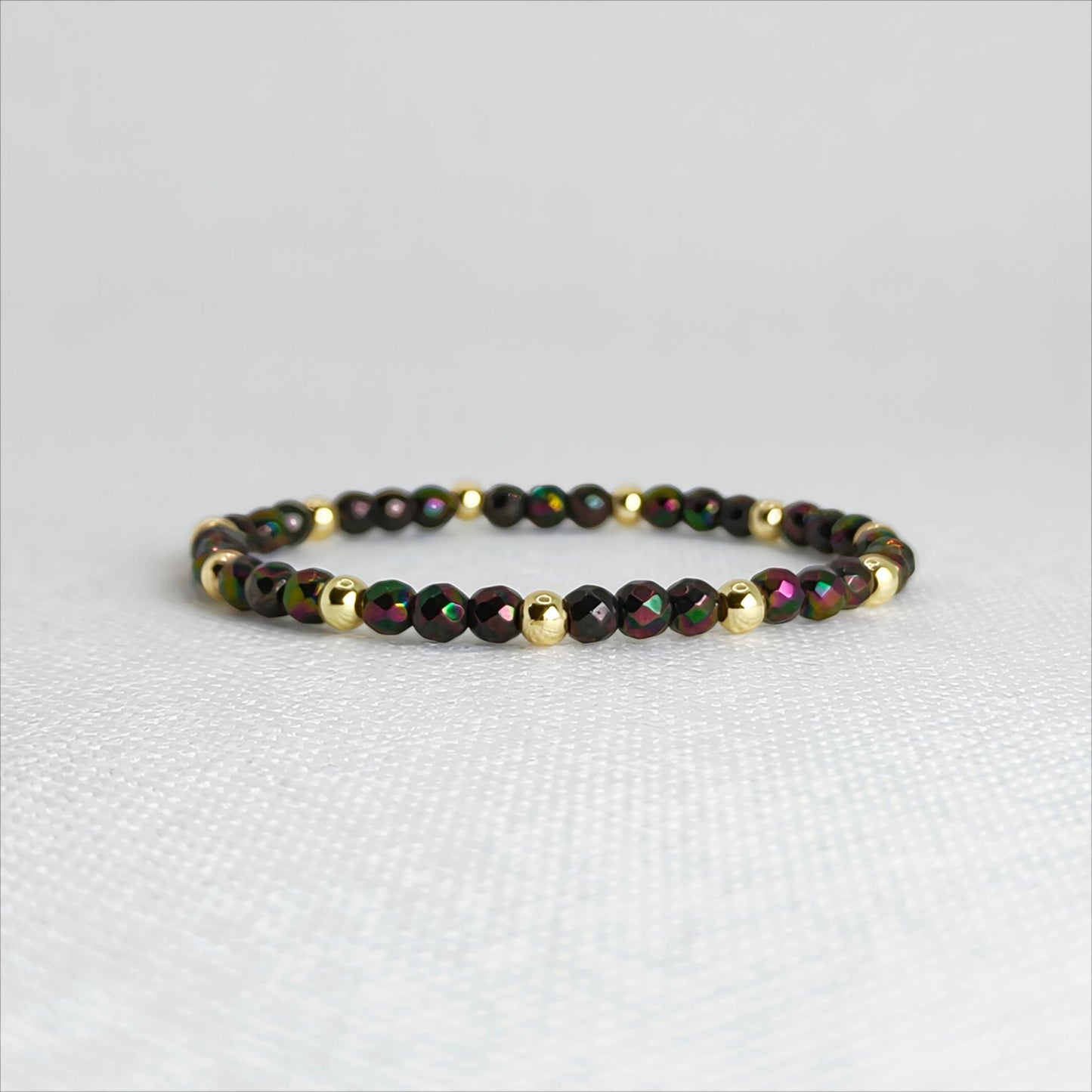 Midnight Prism | Hematite Bracelet