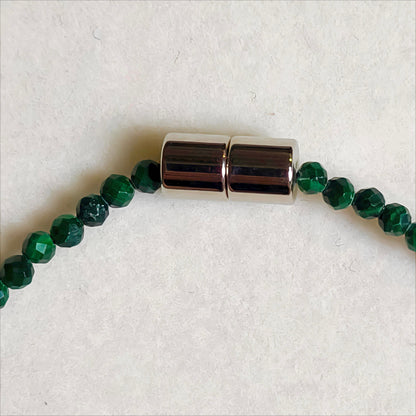Malachite | Faceted Gemstone Bracelet