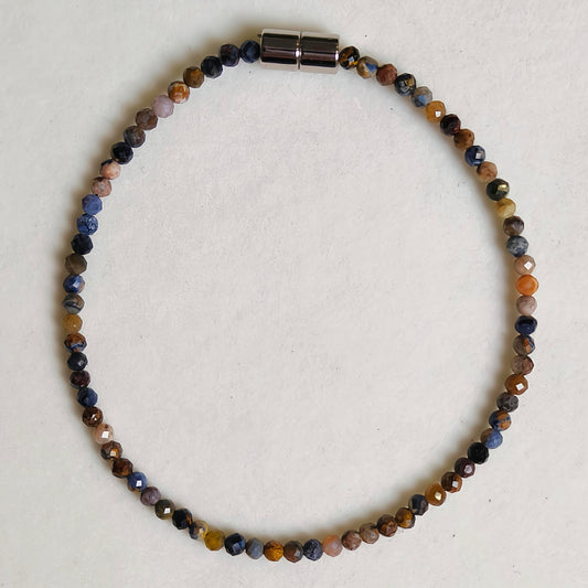Pietersite | Faceted Gemstone Bracelet