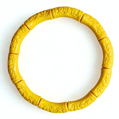 Auspicious Flow | Cinnabar Realgar Ruyi Bracelet