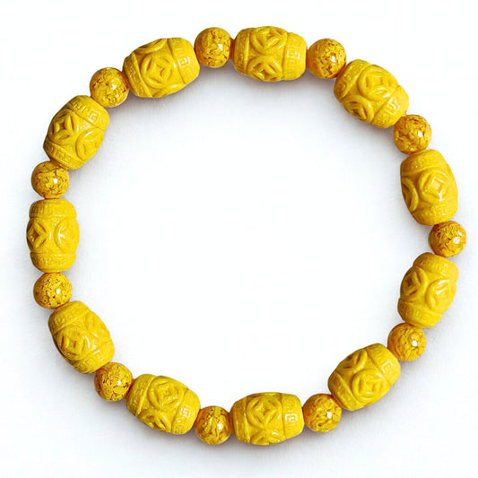 Golden Blessing | Realgar Bracelet