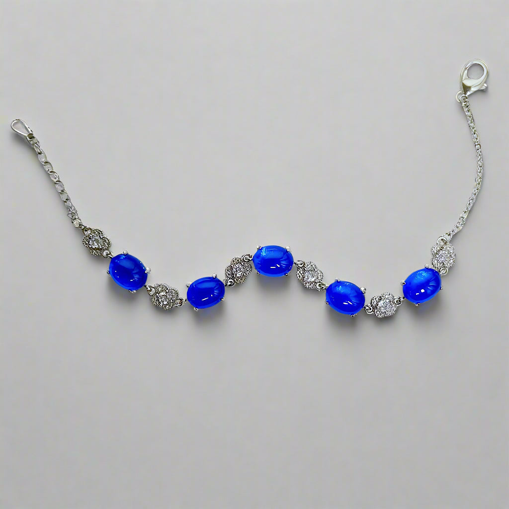 Sapphire Crest | Lab-Grown Sapphire Bracelet