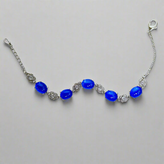 Sapphire Crest | Lab-Grown Sapphire Bracelet