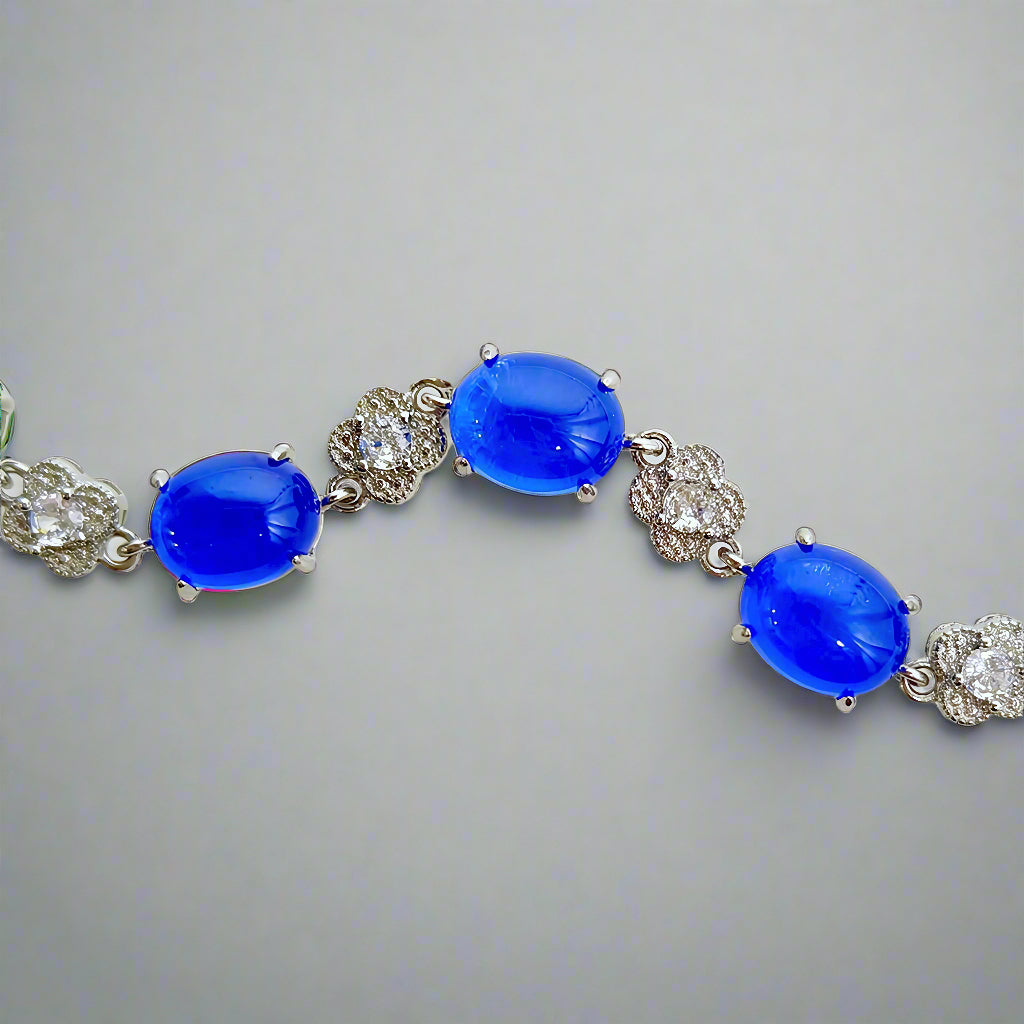 Sapphire Crest | Lab-Grown Sapphire Bracelet