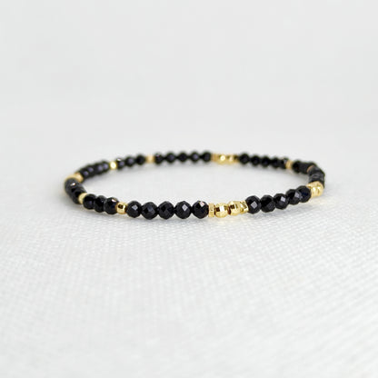 Midnight Ward | Black Spinel Bracelet