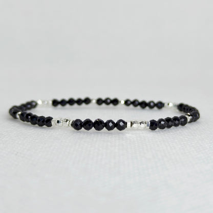 Midnight Ward | Black Spinel Bracelet