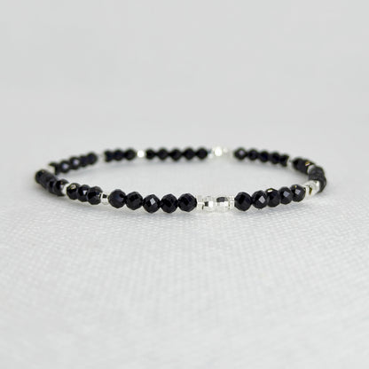 Midnight Ward | Black Spinel Bracelet