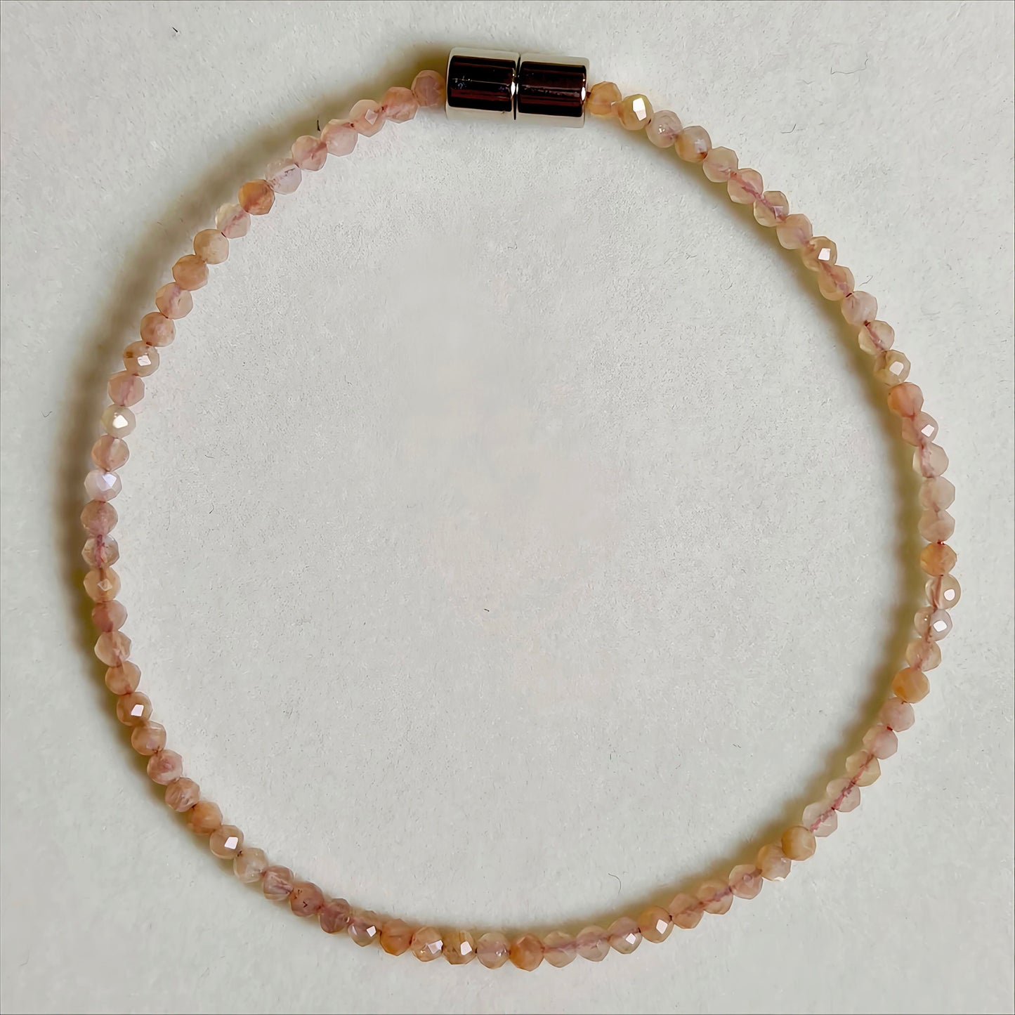 Sunstone | Faceted Gemstone Bracelet