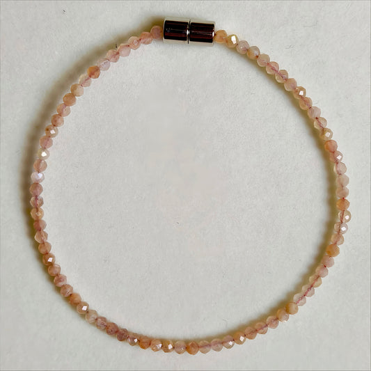 Sunstone | Faceted Gemstone Bracelet