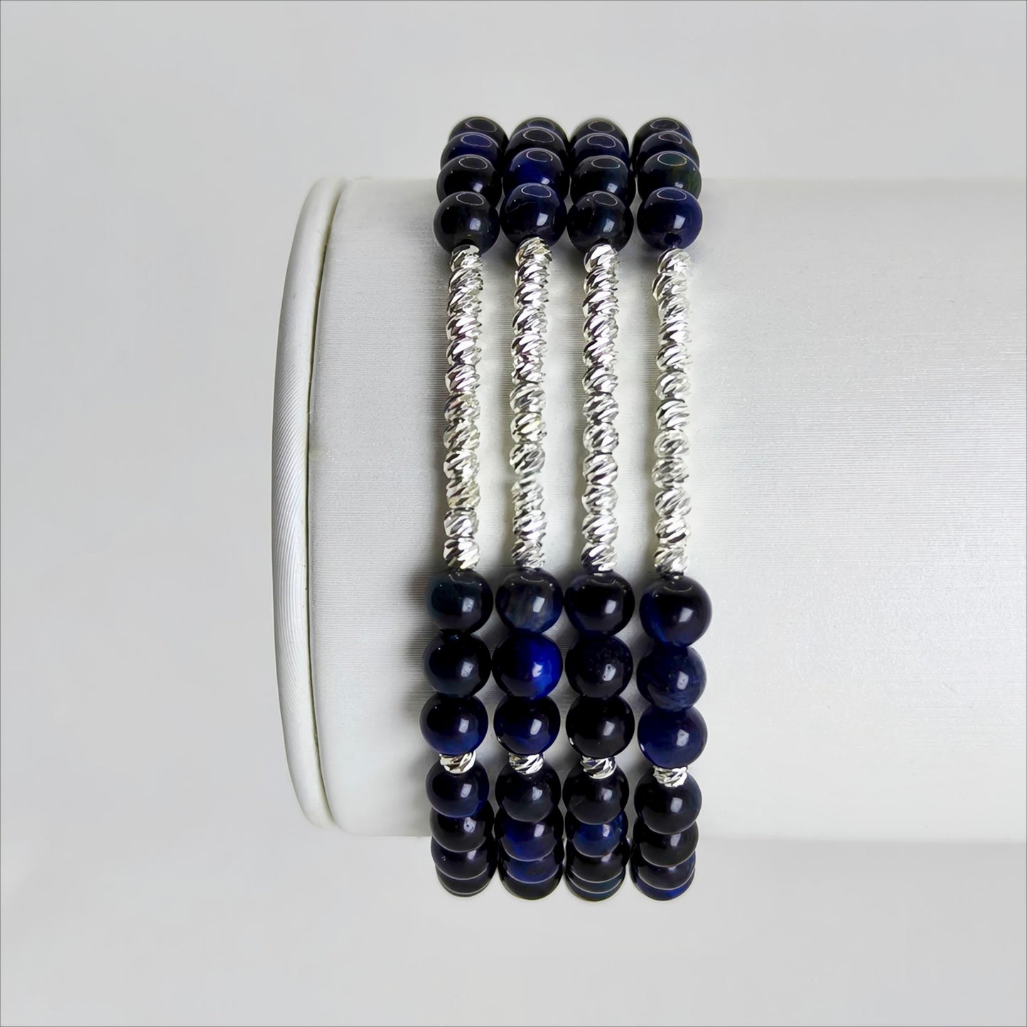 Midnight Gaze | Blue Tiger Eye Bracelet