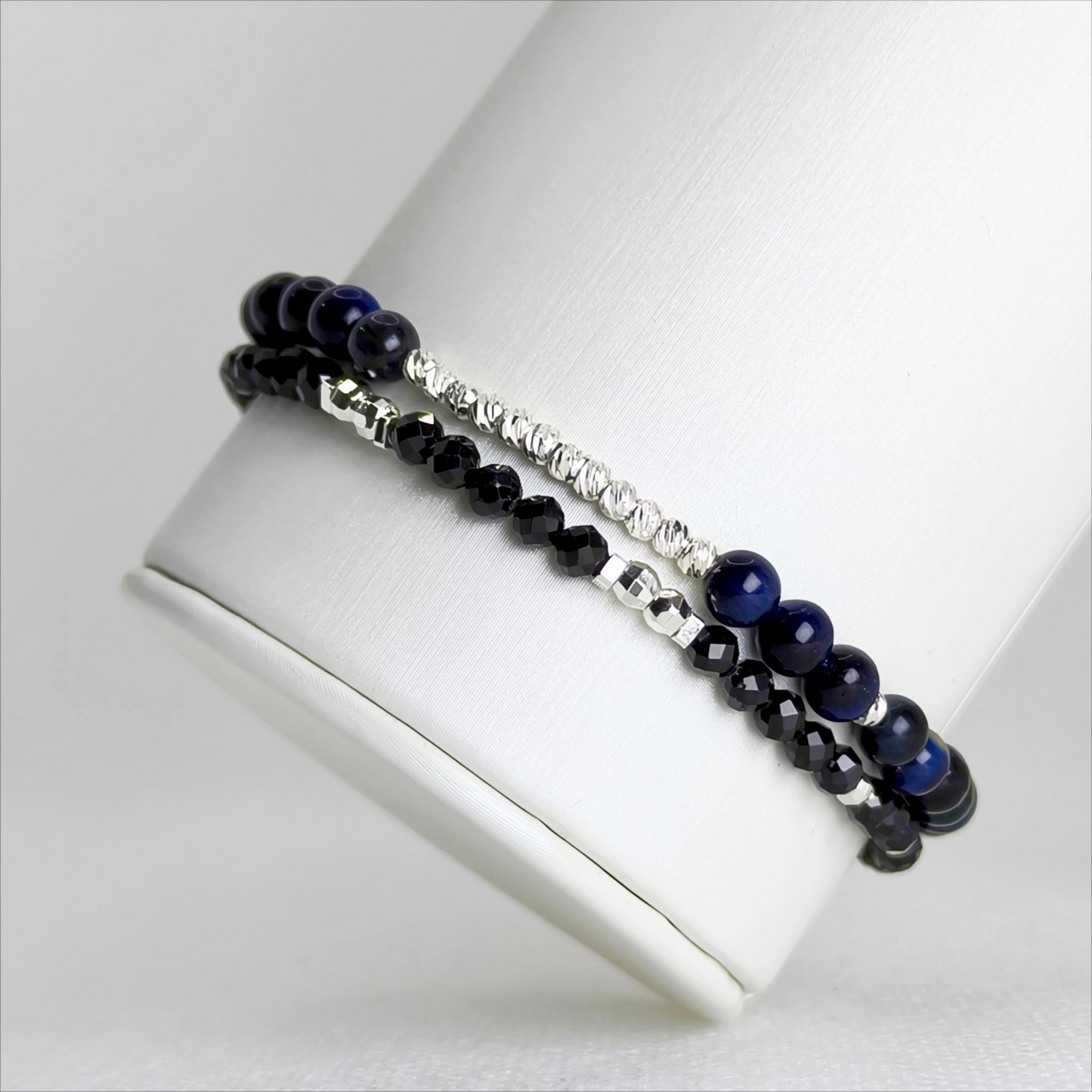 Midnight Gaze | Blue Tiger Eye Bracelet