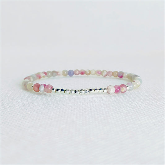 Aurora Bloom | Pink Tourmaline Bracelet
