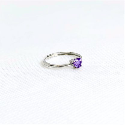Violetspell | Amethyst Heart Ring
