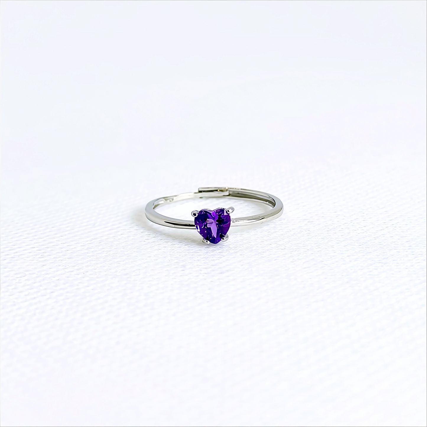 Violetspell | Amethyst Heart Ring