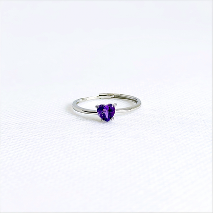 Violetspell | Amethyst Heart Ring