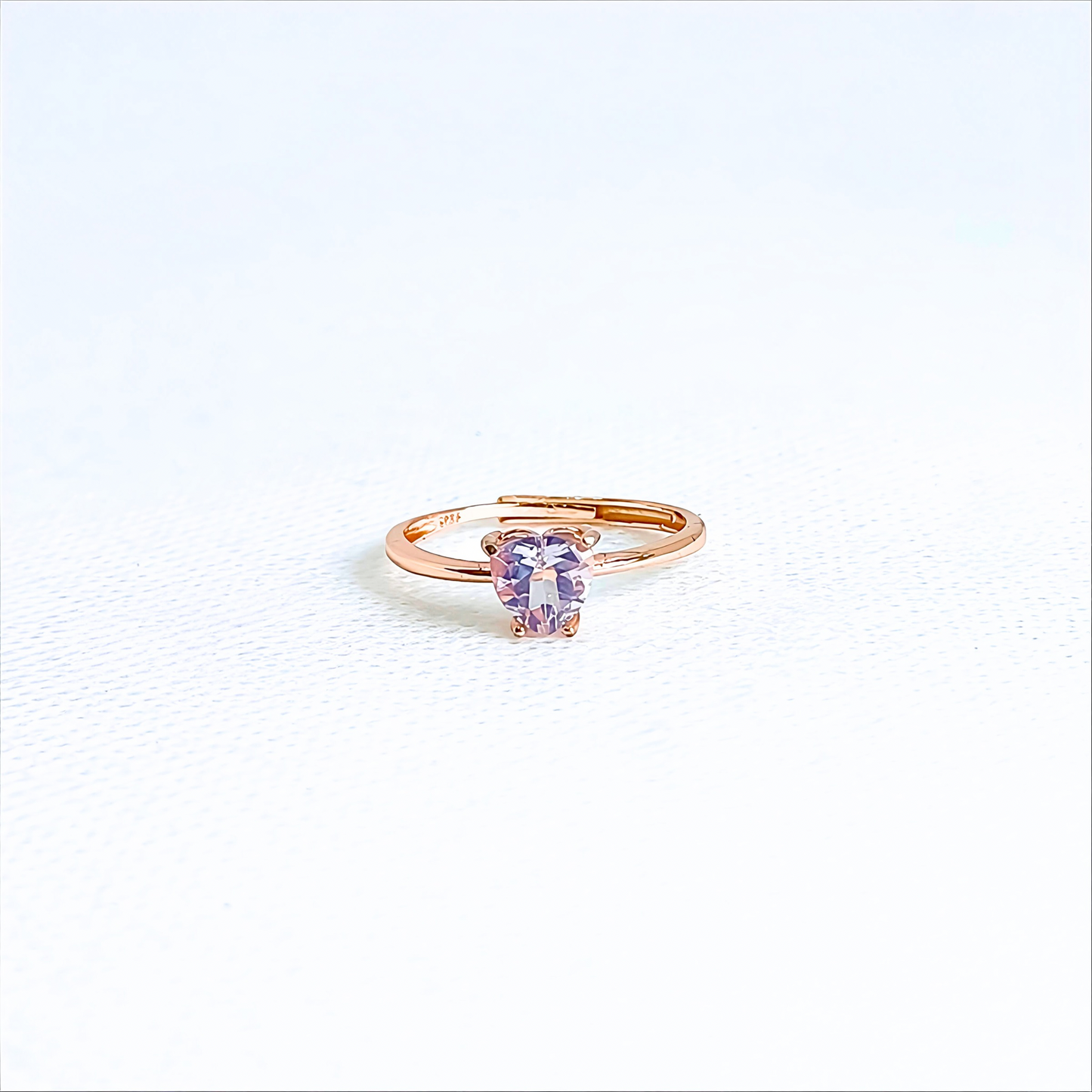 Blushspell | Lavender Amethyst Heart Ring