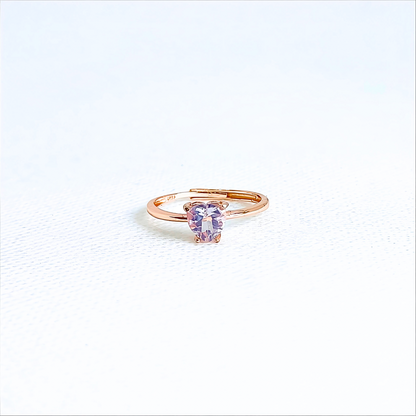 Blushspell | Lavender Amethyst Heart Ring