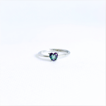 Mystveil | Mystic Topaz Heart Ring