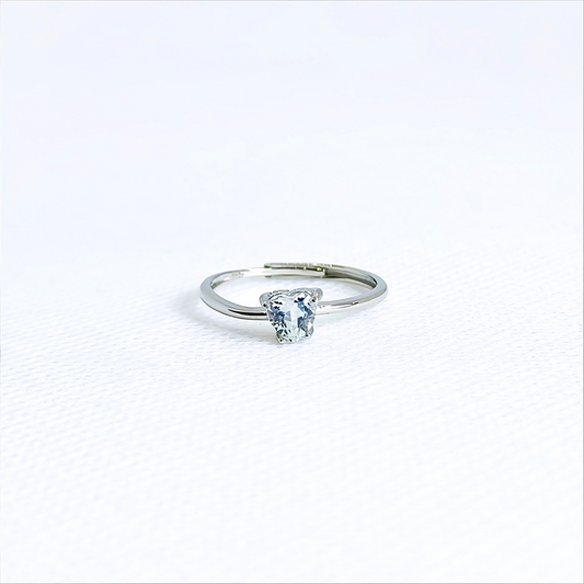 Purelight | White Topaz Heart Ring