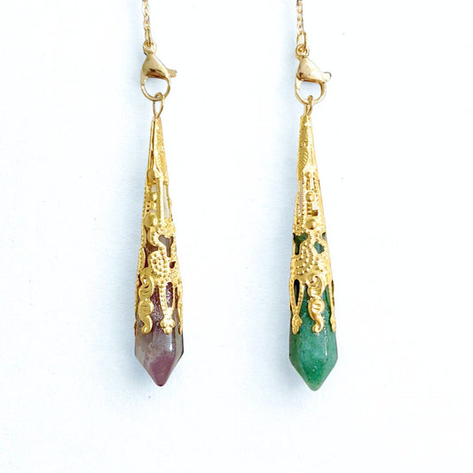 Mystic Drop Pendulum | Natural Crystals