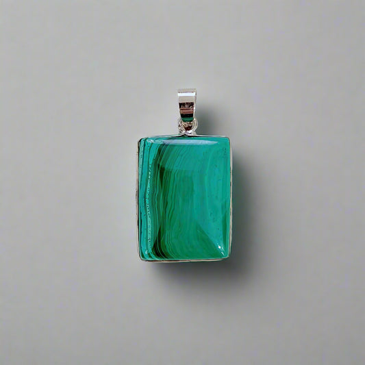 Forest Current | Malachite Pendant