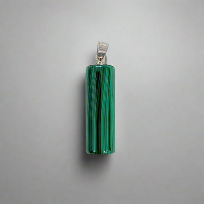 Verdant Column | Malachite Pendant