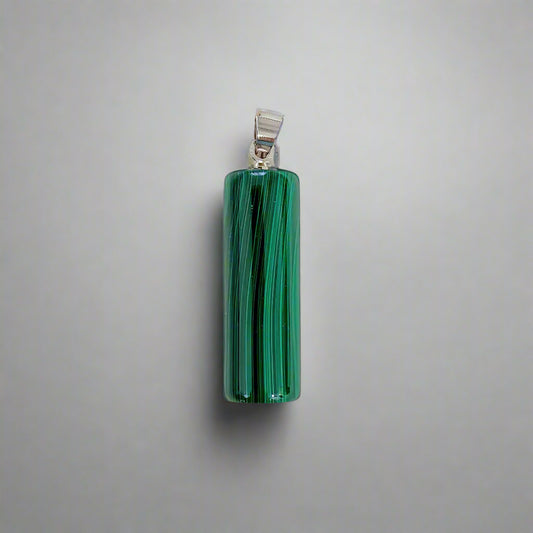 Verdant Column | Malachite Pendant