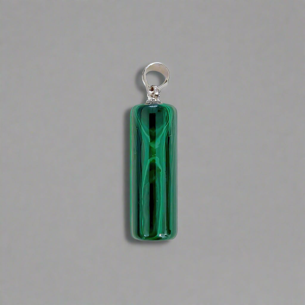 Verdant Column | Malachite Pendant