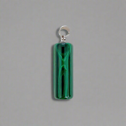 Verdant Column | Malachite Pendant
