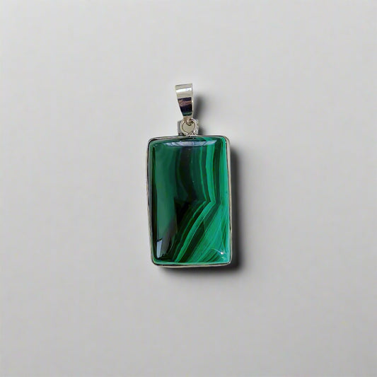 Verdant Echo | Malachite Pendant
