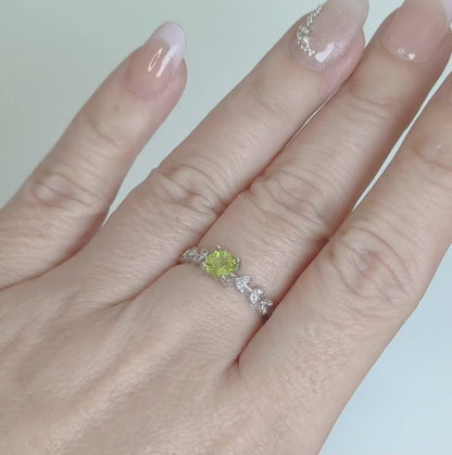 Twilight Grove | Peridot Vine Ring