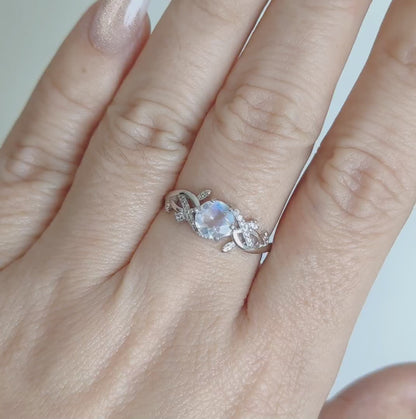 Moonvine | Faceted Moonstone Ring
