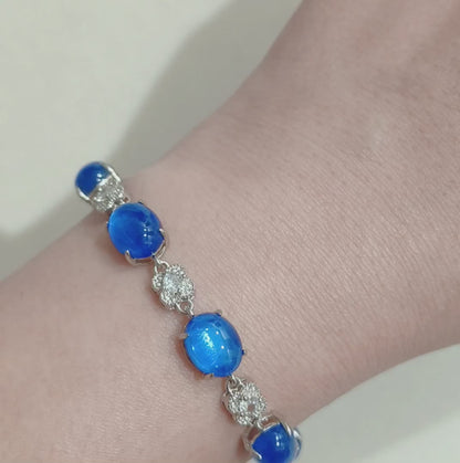 Sapphire Crest | Lab-Grown Sapphire Bracelet