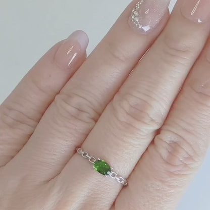 Forestlink | Diopside Solitaire Ring