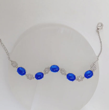 Sapphire Crest | Lab-Grown Sapphire Bracelet
