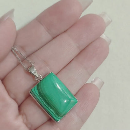 Forest Current | Malachite Pendant
