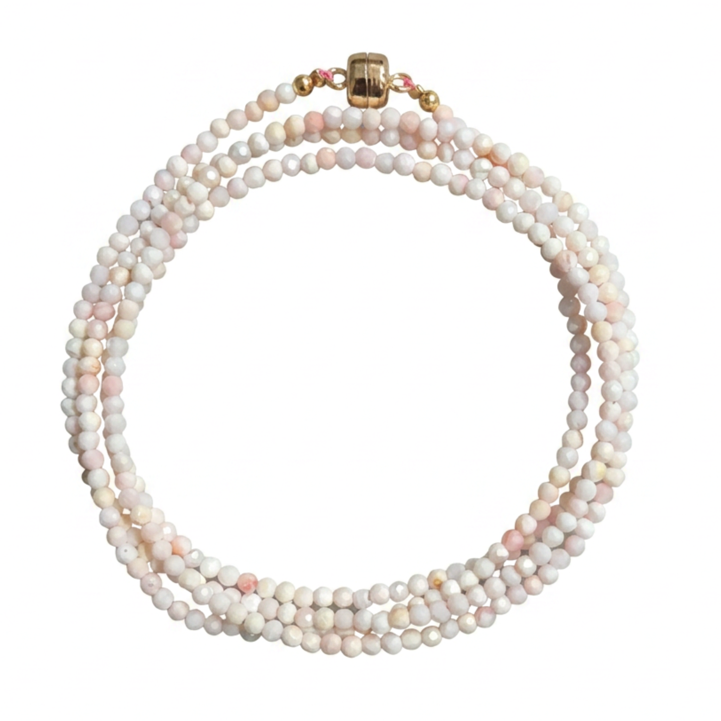 Queen Shell | Faceted Wrap Bracelet or Necklace