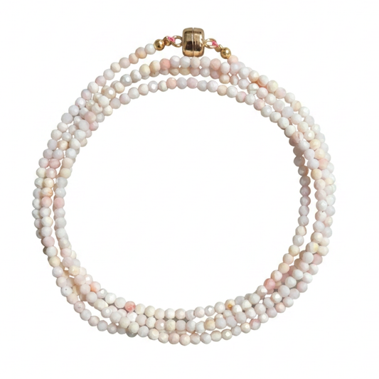 Queen Shell | Faceted Wrap Bracelet or Necklace