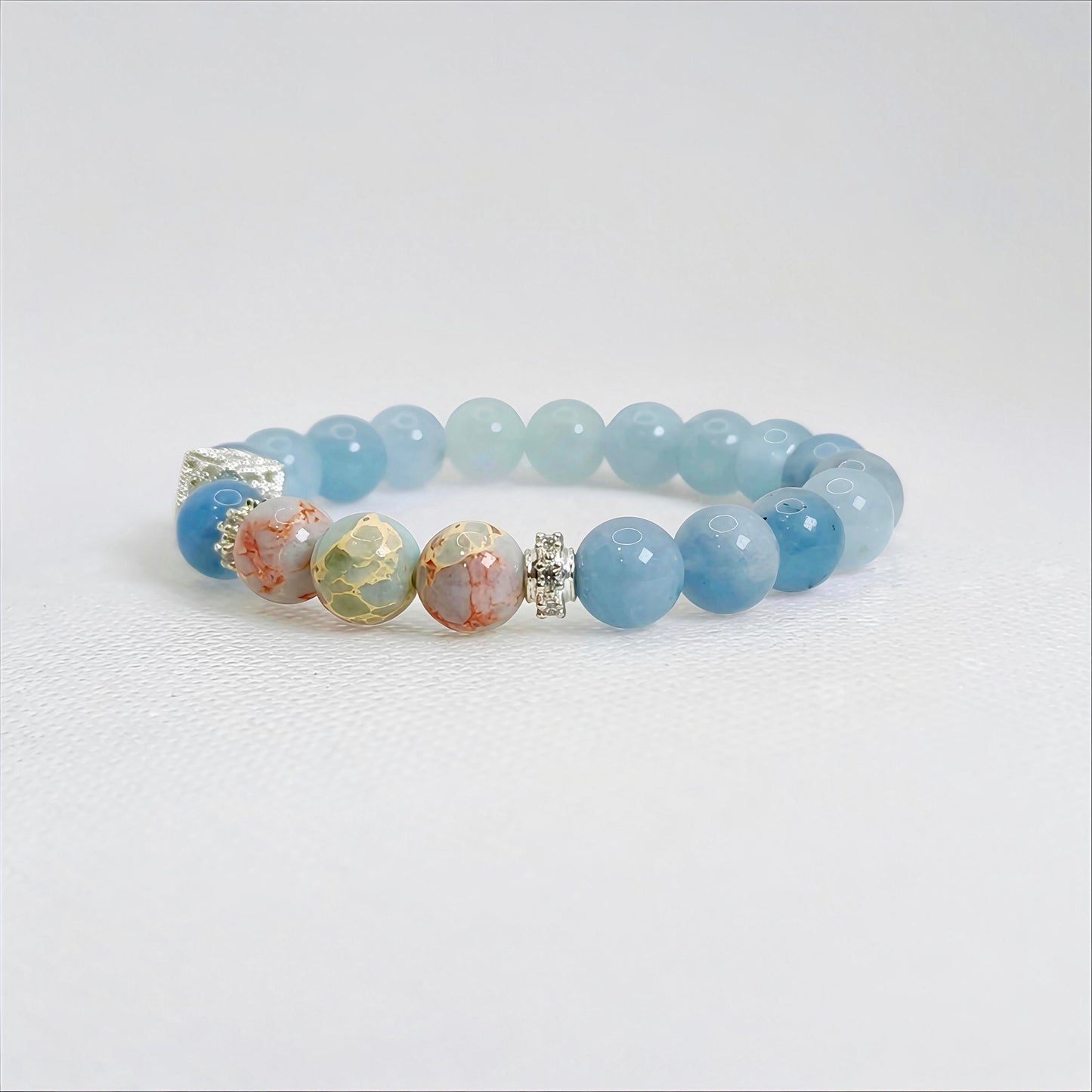 Mistblue Dawn | Morganite Bracelet