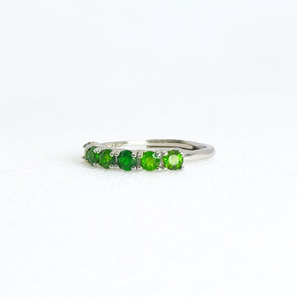 Verdant Linea | Diopside Ring