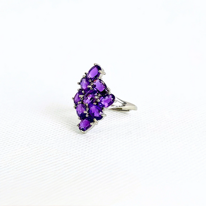 Celestial Bloom | Amethyst Ring