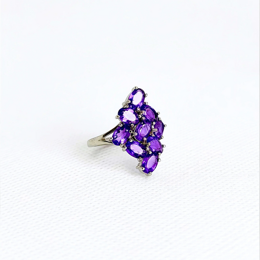 Celestial Bloom | Amethyst Ring