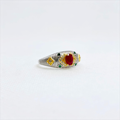 Imperial Ember | Ruby Signet Ring