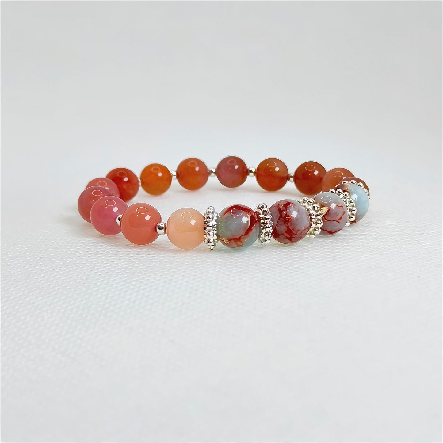 Miststone Ember | Yanyuan Agate Bracelet