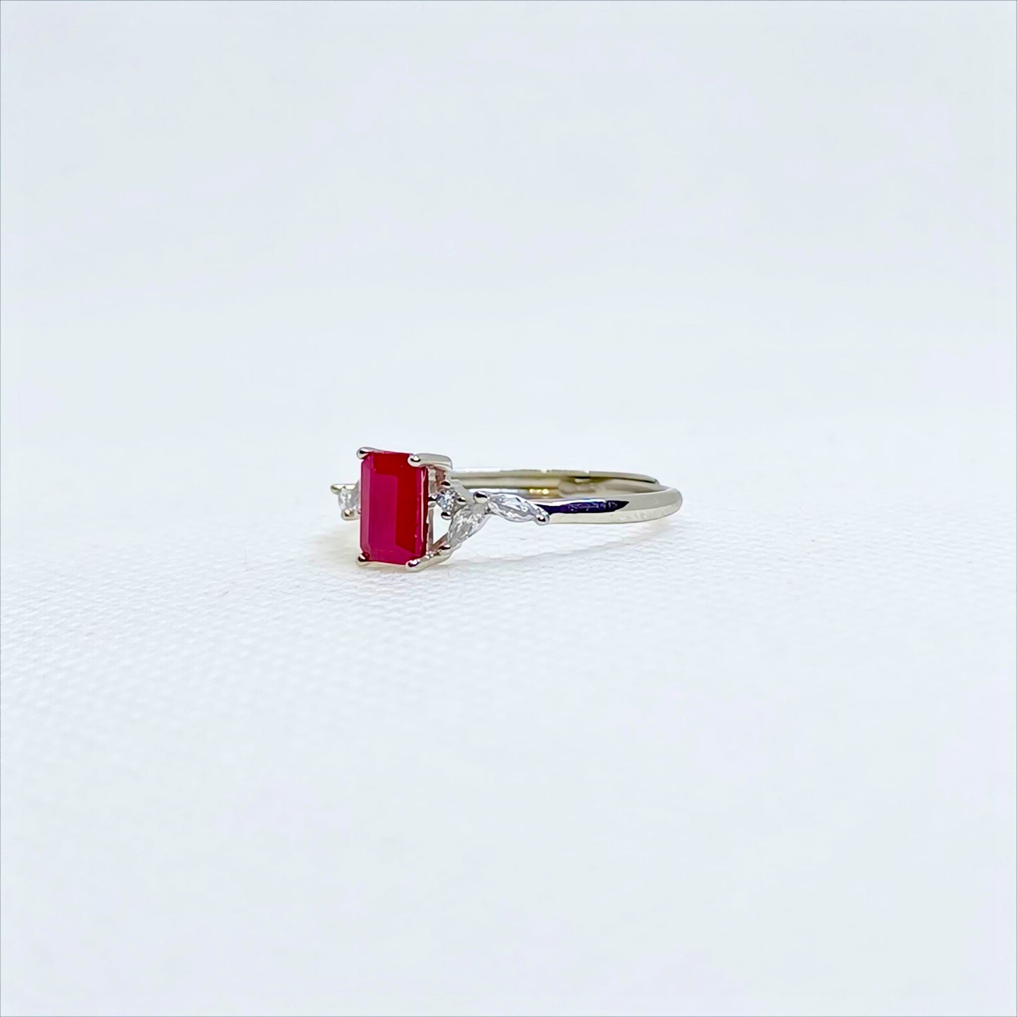 Crimson Heirloom | Ruby Solitaire Ring