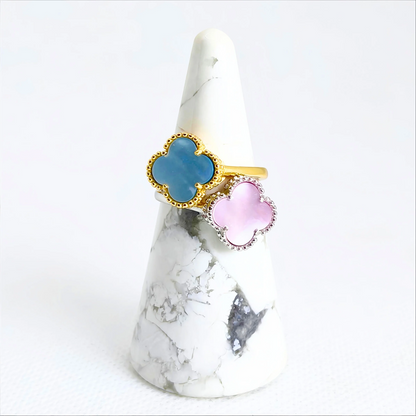 Celestial Clover | Gemstone Ring