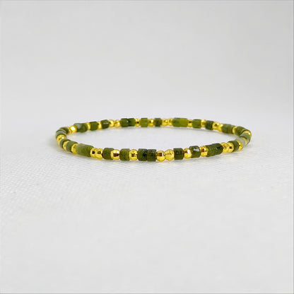 Mistleaf | Green Jade Bracelet